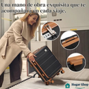 Kit de Viaje IMIOMO – 3 Piezas: Valija 20” + Bolsa de Lona + Neceser