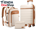 Juego de Equipaje de 3 Piezas Ukein con Maleta y Mochila