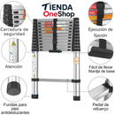 Escalera Telescópica - Mega Shop