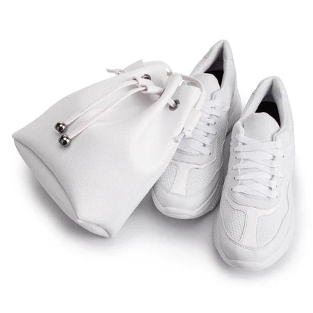 Kit de Zapatillas Deportivas para Mujer con Suela Gruesa y Bolso Bandolera